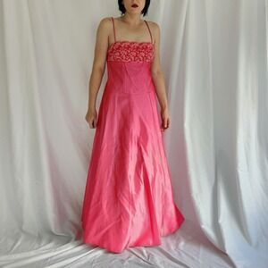 Y2K Two Piece‎ Pink Prom Dress